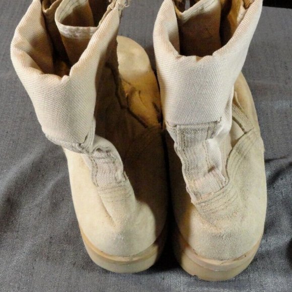 WELLCO TAN SAND DESERT MILITARY TACTICAL COMBAT HOT WEATHER BOOTS 10.5W SV 754 main image 7